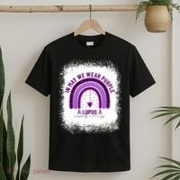 I May We Wear Purple Lupus Awareness T-Shirt thumb 2