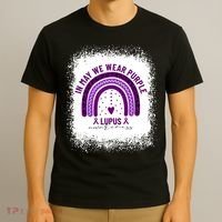 I May We Wear Purple Lupus Awareness T-Shirt thumb 3
