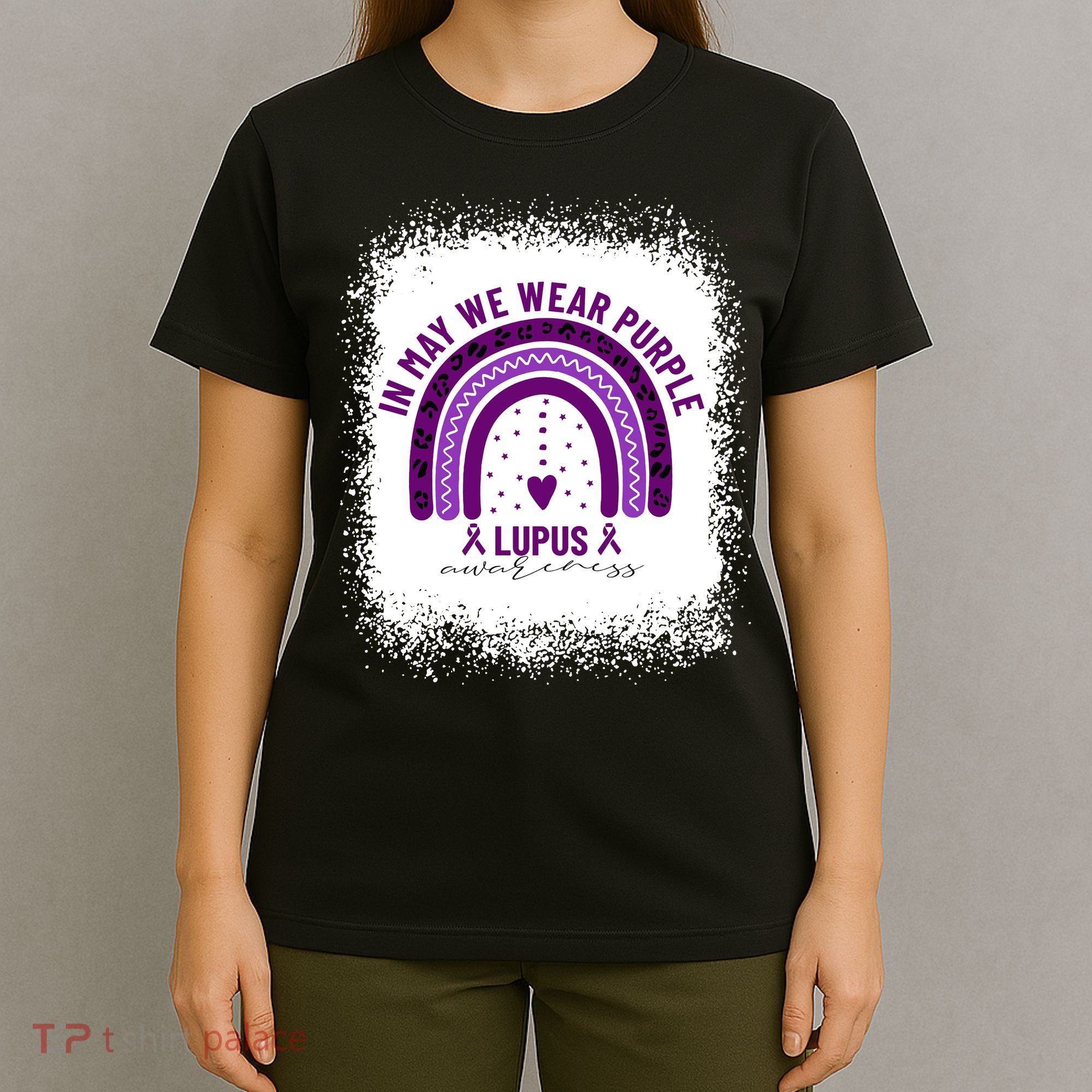 I May We Wear Purple Lupus Awareness T-Shirt