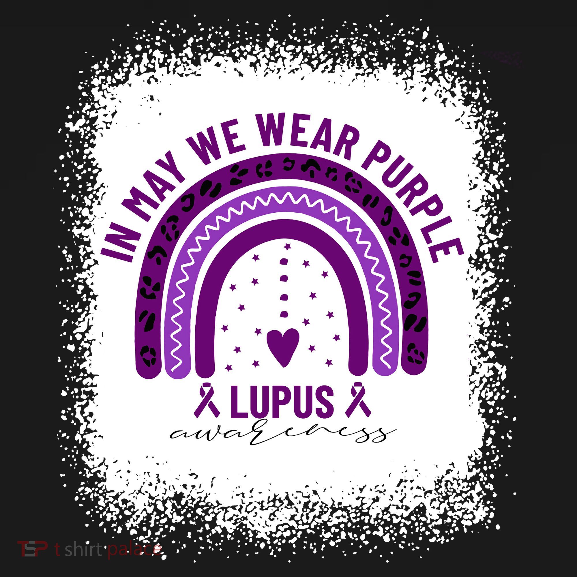 I May We Wear Purple Lupus Awareness T-Shirt