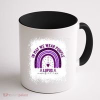 I May We Wear Purple Lupus Awareness Coffee Mug thumb 1