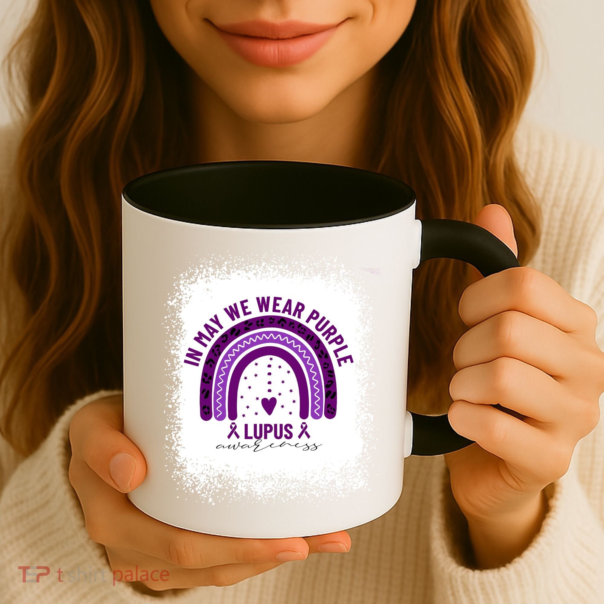 I May We Wear Purple Lupus Awareness Coffee Mug
