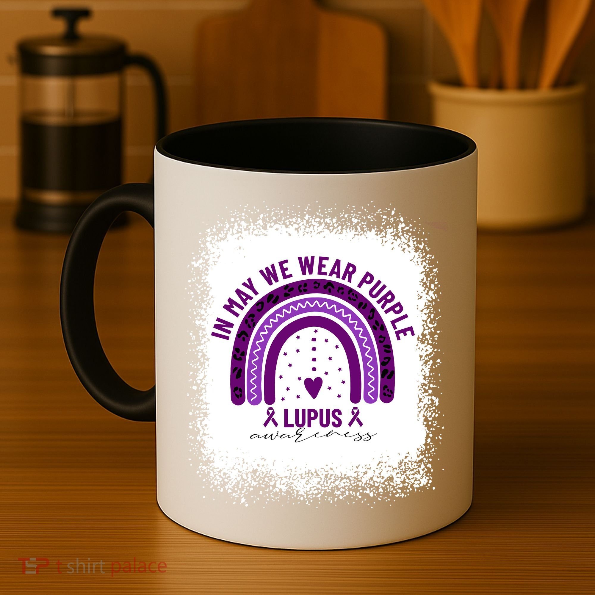 I May We Wear Purple Lupus Awareness Coffee Mug