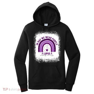 I May We Wear Purple Lupus Awareness Women's Hoodie