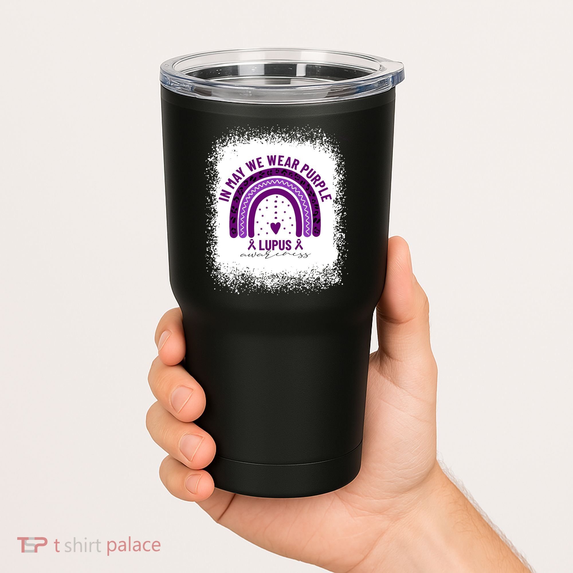 I May We Wear Purple Lupus Awareness Tumbler