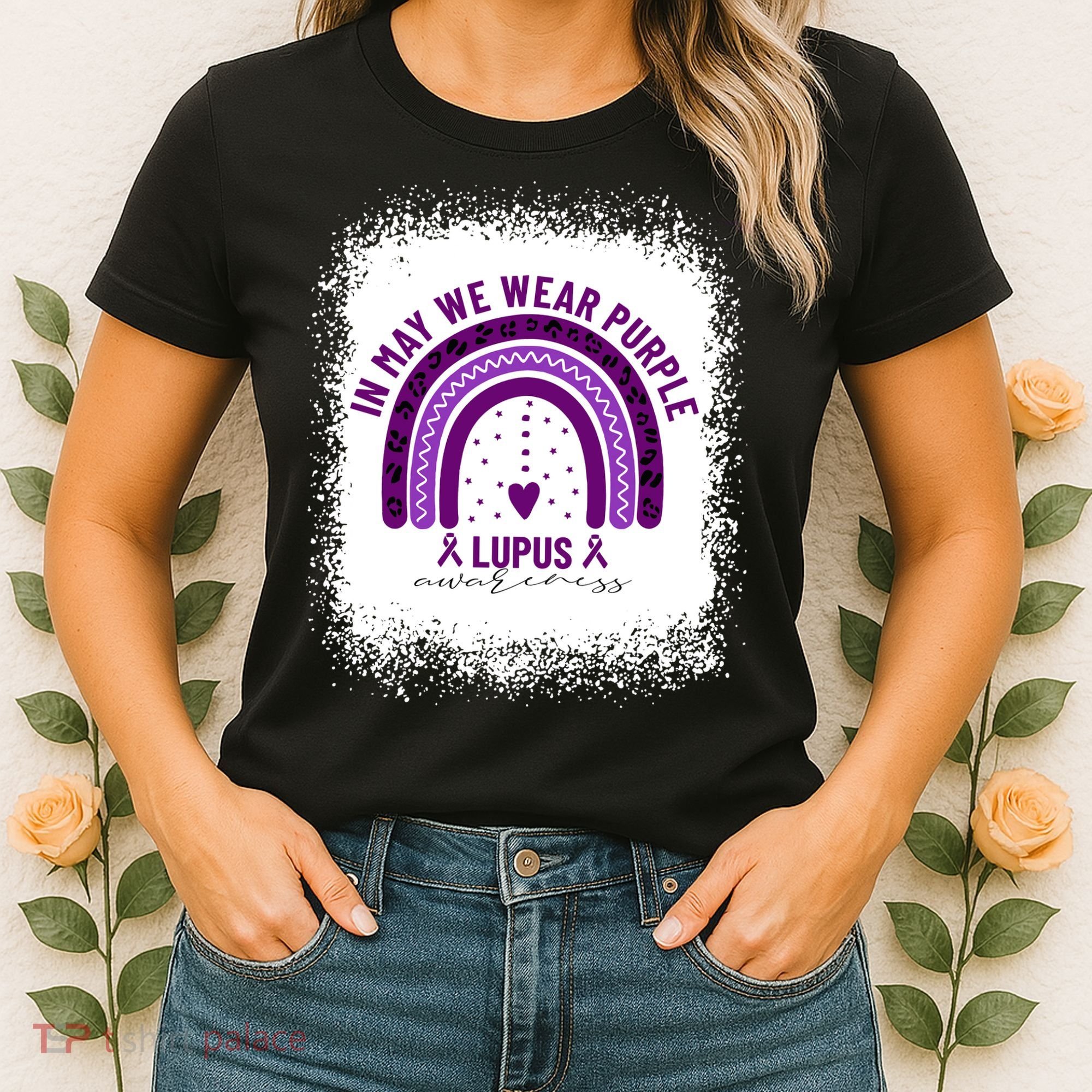 I May We Wear Purple Lupus Awareness Women's T-Shirt