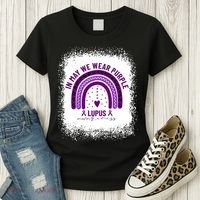 I May We Wear Purple Lupus Awareness Women's T-Shirt thumb 3