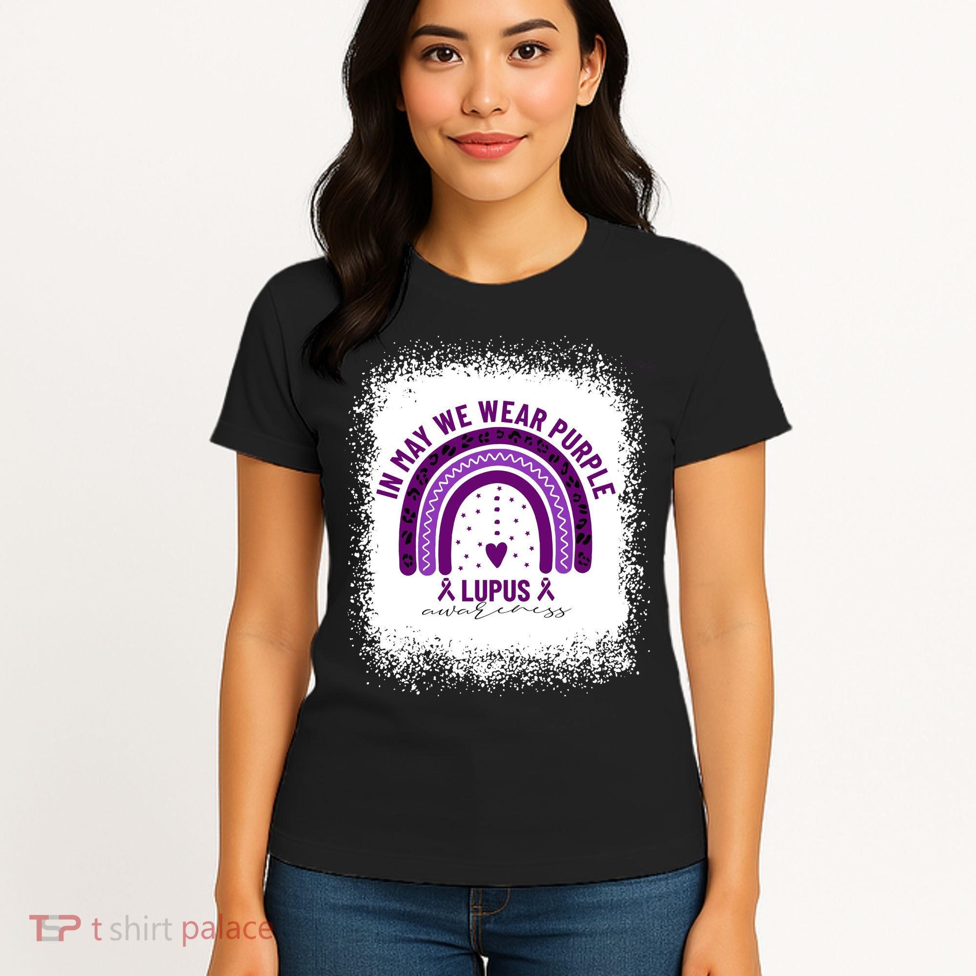 I May We Wear Purple Lupus Awareness Women's T-Shirt