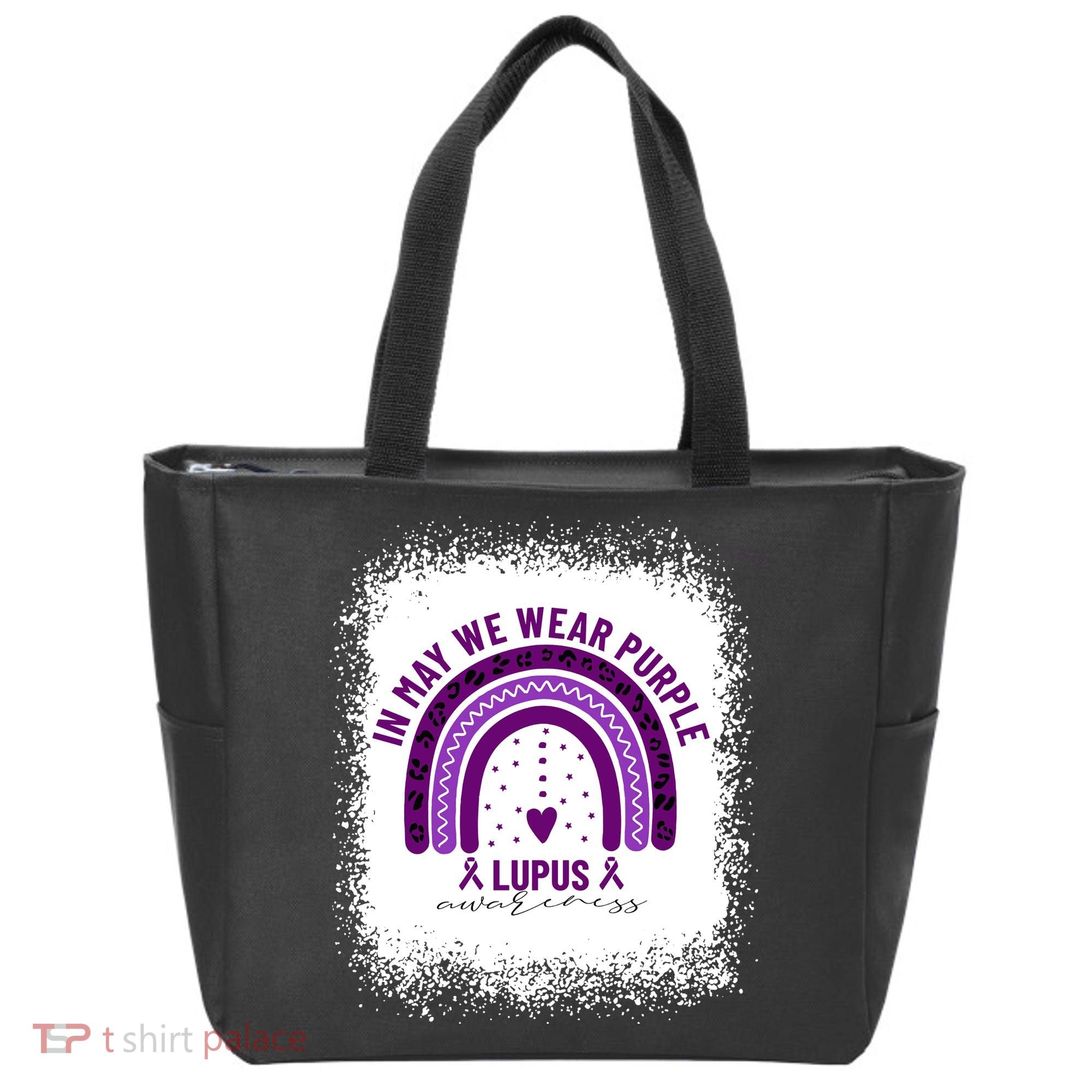 I May We Wear Purple Lupus Awareness Tote Bag