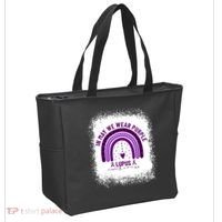 I May We Wear Purple Lupus Awareness Tote Bag thumb 2