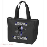 I May Walk Among The Sheep Make No Mistake I'm The Sheepdog Tote Bag thumb 3