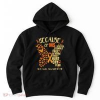 In March We Wear Orange Ribbon MS Warrior Multiple Sclerosis Hoodie thumb 0