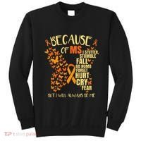 In March We Wear Orange Ribbon MS Warrior Multiple Sclerosis Sweatshirt thumb 0