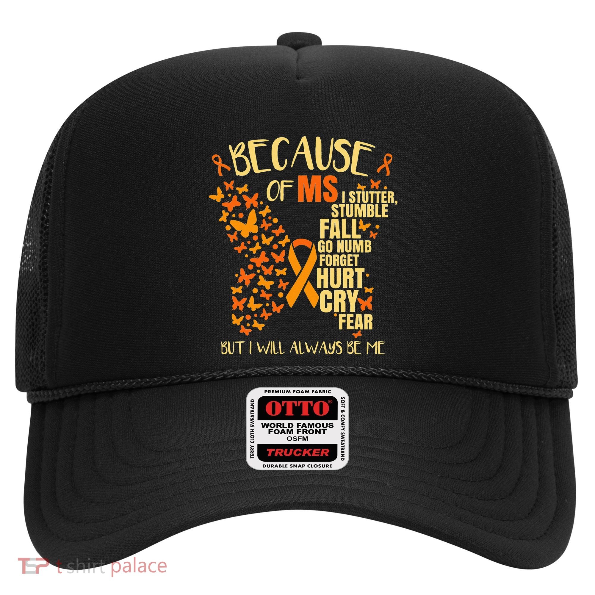 In March We Wear Orange Ribbon MS Warrior Multiple Sclerosis Hat