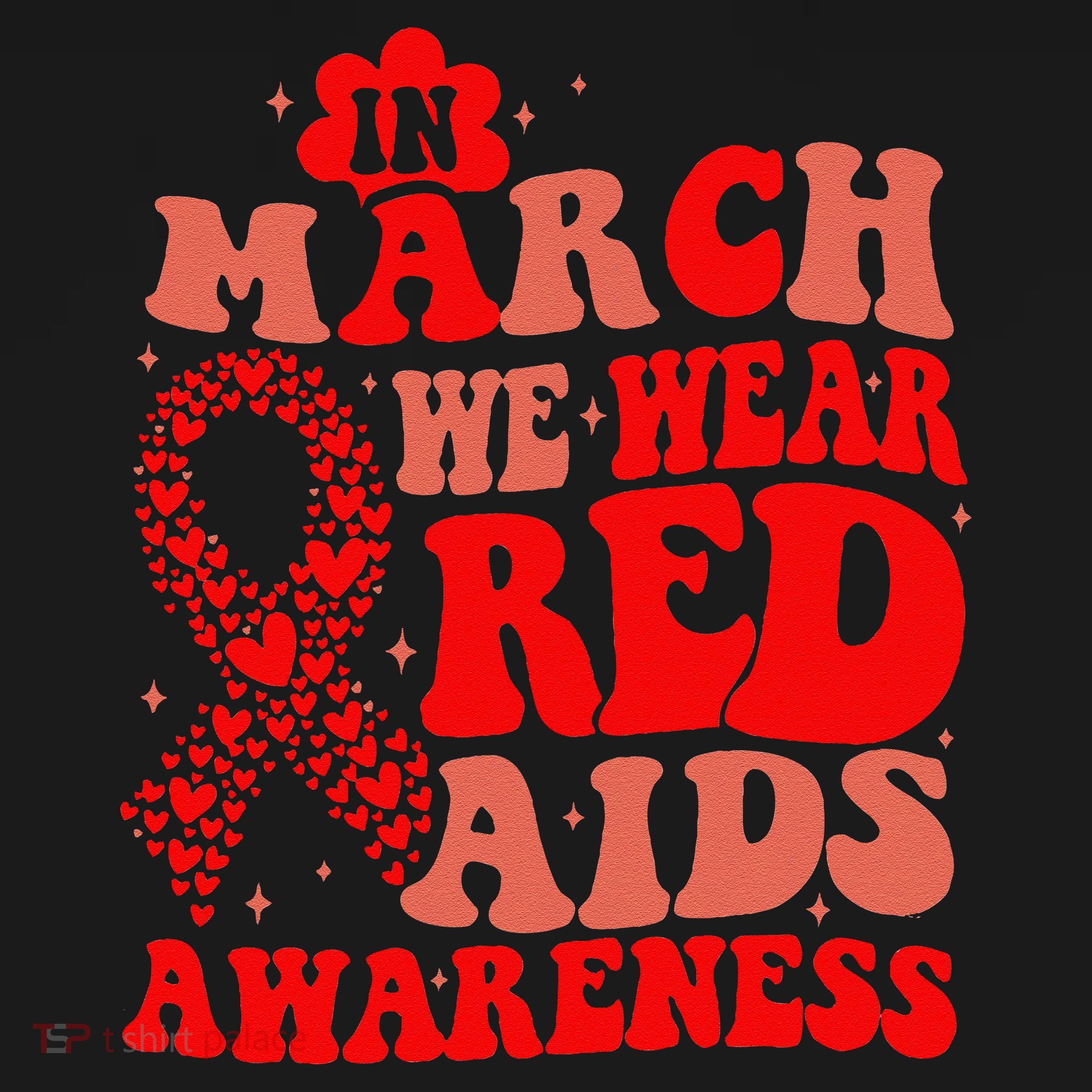 In March We Wear Red HIV AIDS Awareness Aids Hiv Warrior 2 Women's Tank Top