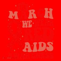 In March We Wear Red HIV AIDS Awareness Aids Hiv Warrior 2 Santa Hat thumb 1