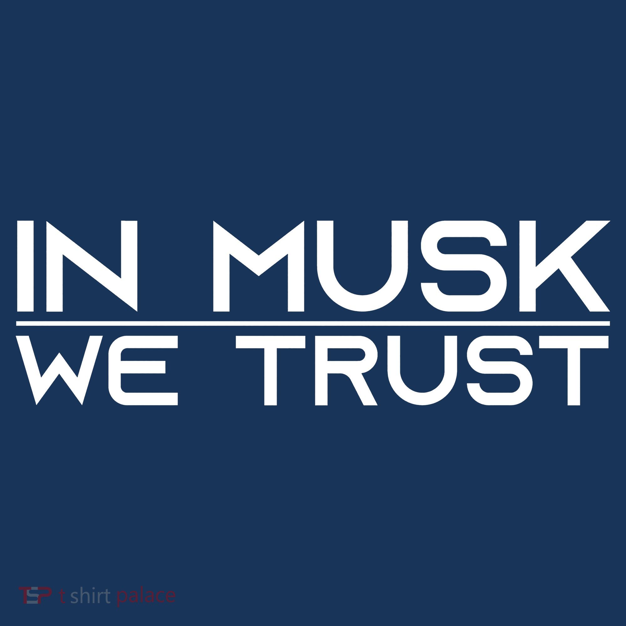 In Musk We Trusk Funny Elon Musk Tribute Fan Women's Hoodie