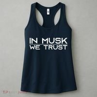 In Musk We Trusk Funny Elon Musk Tribute Fan Women's Tank Top thumb 3