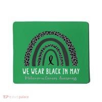 In May We Wear Black Melanoma Cancer Awareness Rainbow Mousepad thumb 0