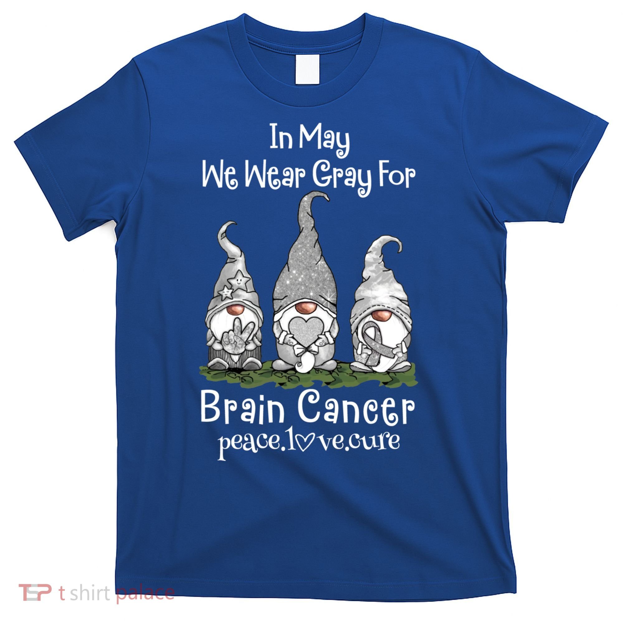 In May We Wear Gray For Brain Cancer Awareness Great Gift T-Shirt