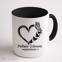 In March We Wear Orange Ribbon MS Warrior Multiple Sclerosis Coffee Mug thumb 1