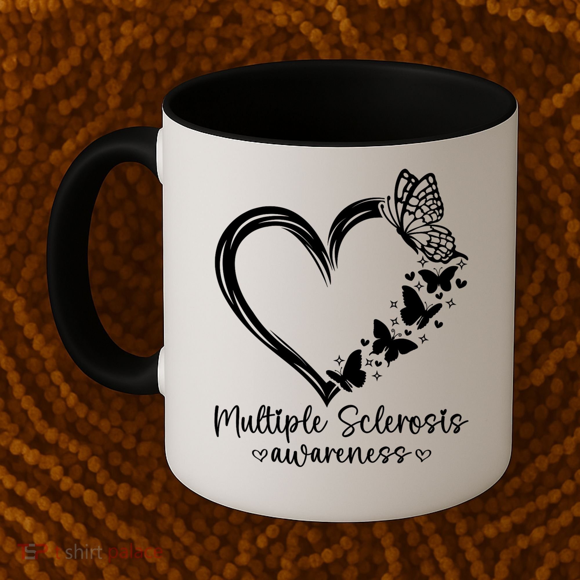 In March We Wear Orange Ribbon MS Warrior Multiple Sclerosis Coffee Mug