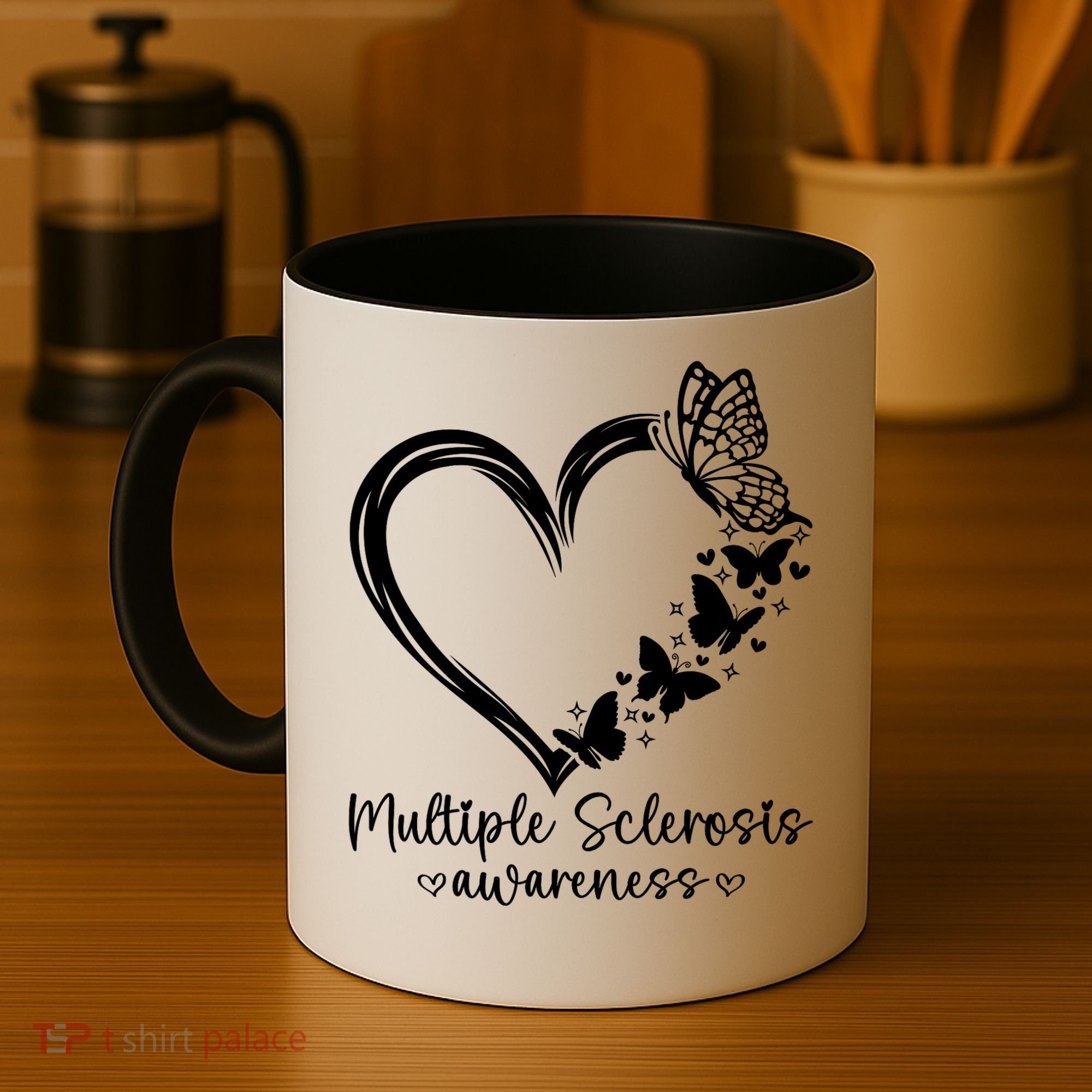In March We Wear Orange Ribbon MS Warrior Multiple Sclerosis Coffee Mug