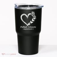 In March We Wear Orange Ribbon MS Warrior Multiple Sclerosis Tumbler thumb 0