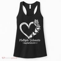 In March We Wear Orange Ribbon MS Warrior Multiple Sclerosis Women's Tank Top thumb 0