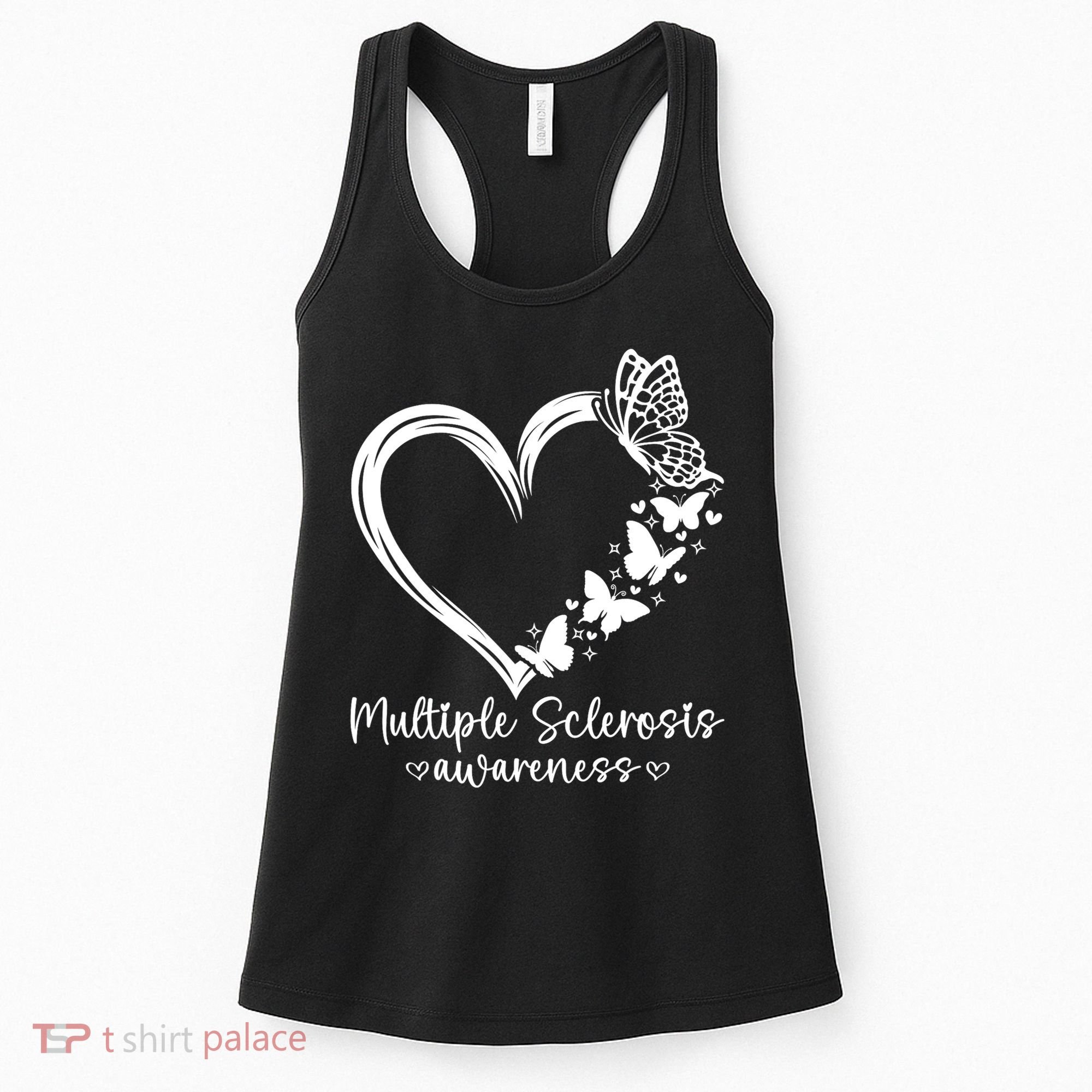 In March We Wear Orange Ribbon MS Warrior Multiple Sclerosis Women's Tank Top