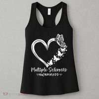 In March We Wear Orange Ribbon MS Warrior Multiple Sclerosis Women's Tank Top thumb 3