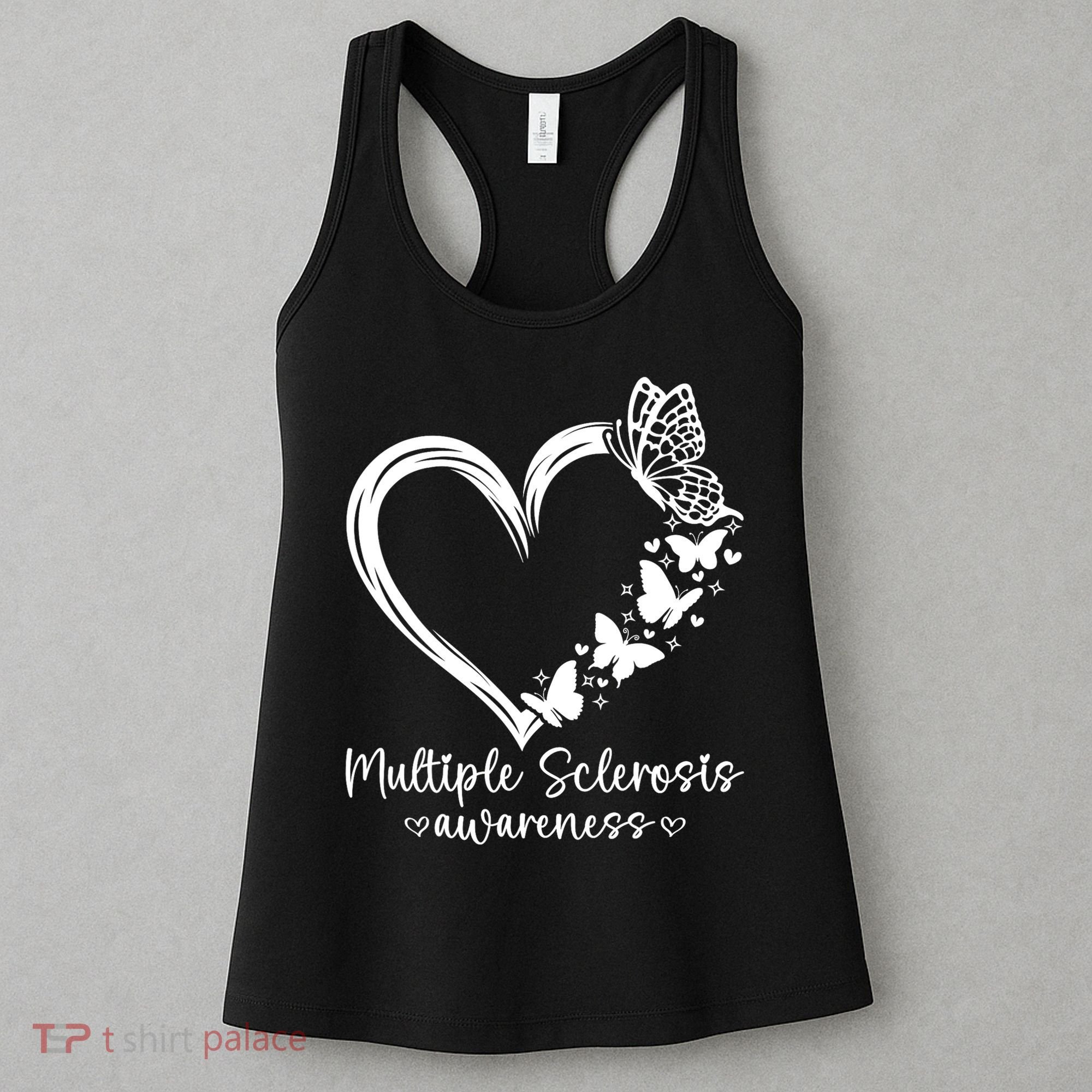 In March We Wear Orange Ribbon MS Warrior Multiple Sclerosis Women's Tank Top