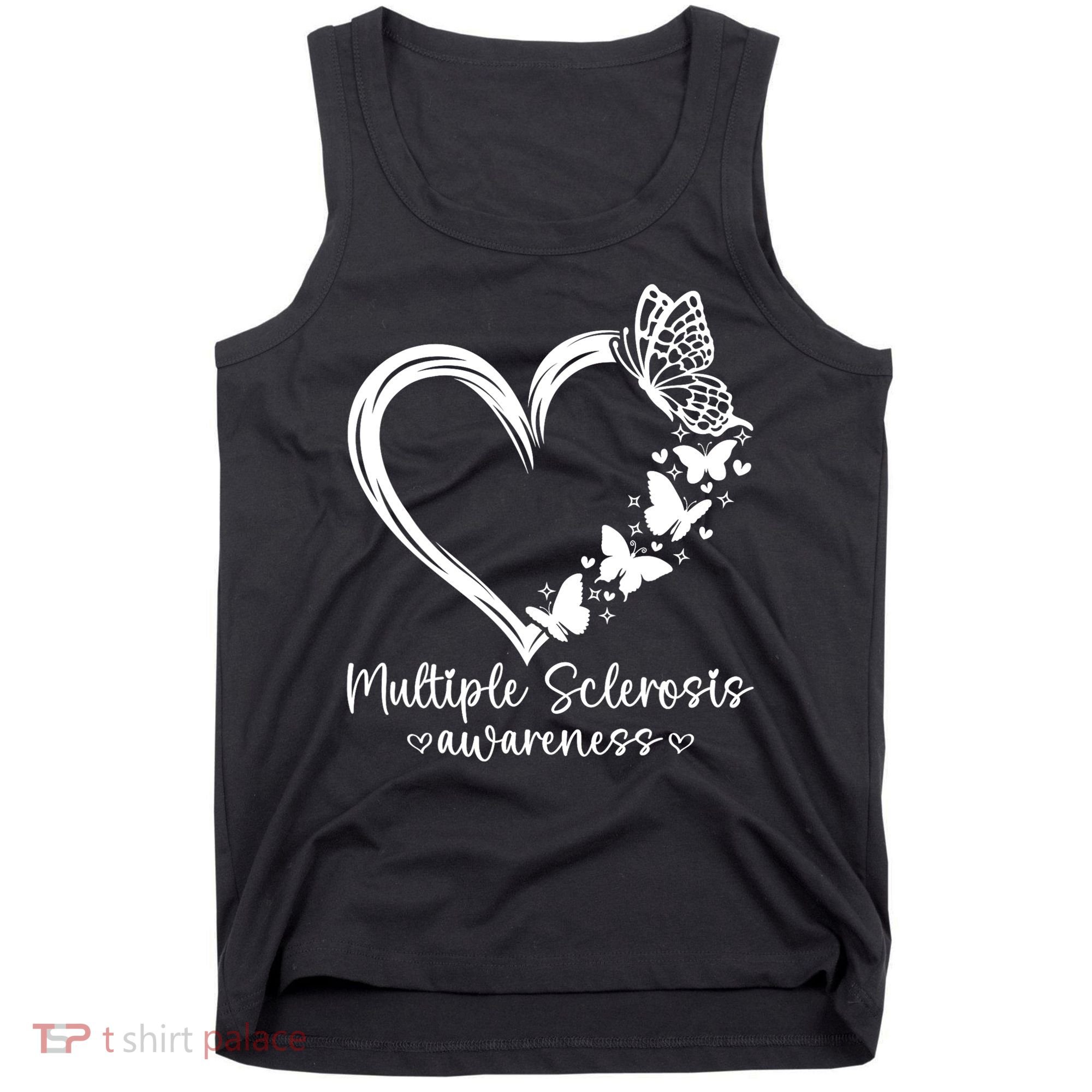 In March We Wear Orange Ribbon MS Warrior Multiple Sclerosis Tank Top