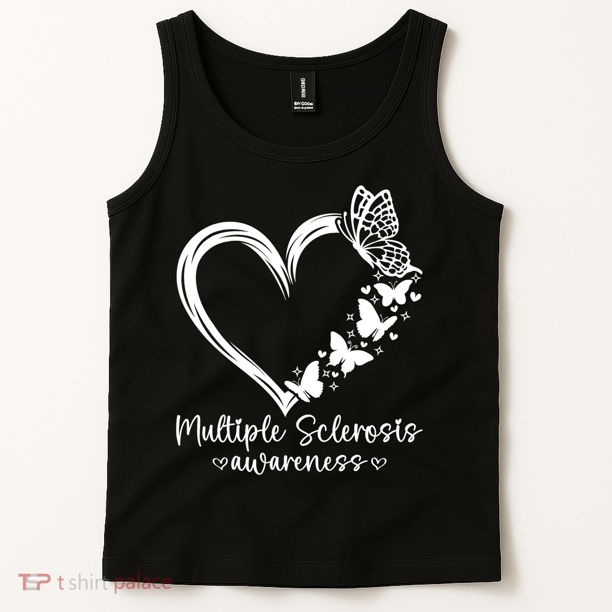 In March We Wear Orange Ribbon MS Warrior Multiple Sclerosis Tank Top