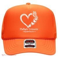 In March We Wear Orange Ribbon MS Warrior Multiple Sclerosis Hat thumb 0