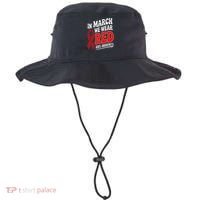 In March We Wear Red HIV AIDS Awareness Aids Hiv Warrior Bucket Hat thumb 0