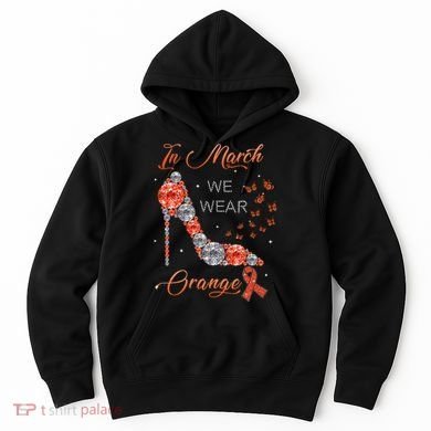 In march we wear orange multiple sclerosis awareness month Hoodie