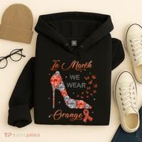 In march we wear orange multiple sclerosis awareness month Hoodie thumb 4