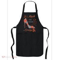 In march we wear orange multiple sclerosis awareness month Apron thumb 0