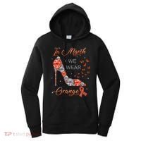 In march we wear orange multiple sclerosis awareness month Women's Hoodie thumb 0