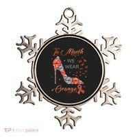 In march we wear orange multiple sclerosis awareness month Ornament thumb 0