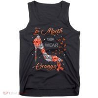 In march we wear orange multiple sclerosis awareness month Tank Top thumb 0