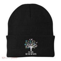 In May We Wear Gray Brain Cancer Awareness Butterfly Tree Beanie thumb 0