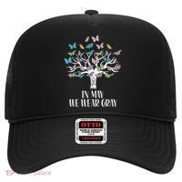 In May We Wear Gray Brain Cancer Awareness Butterfly Tree Hat thumb 0