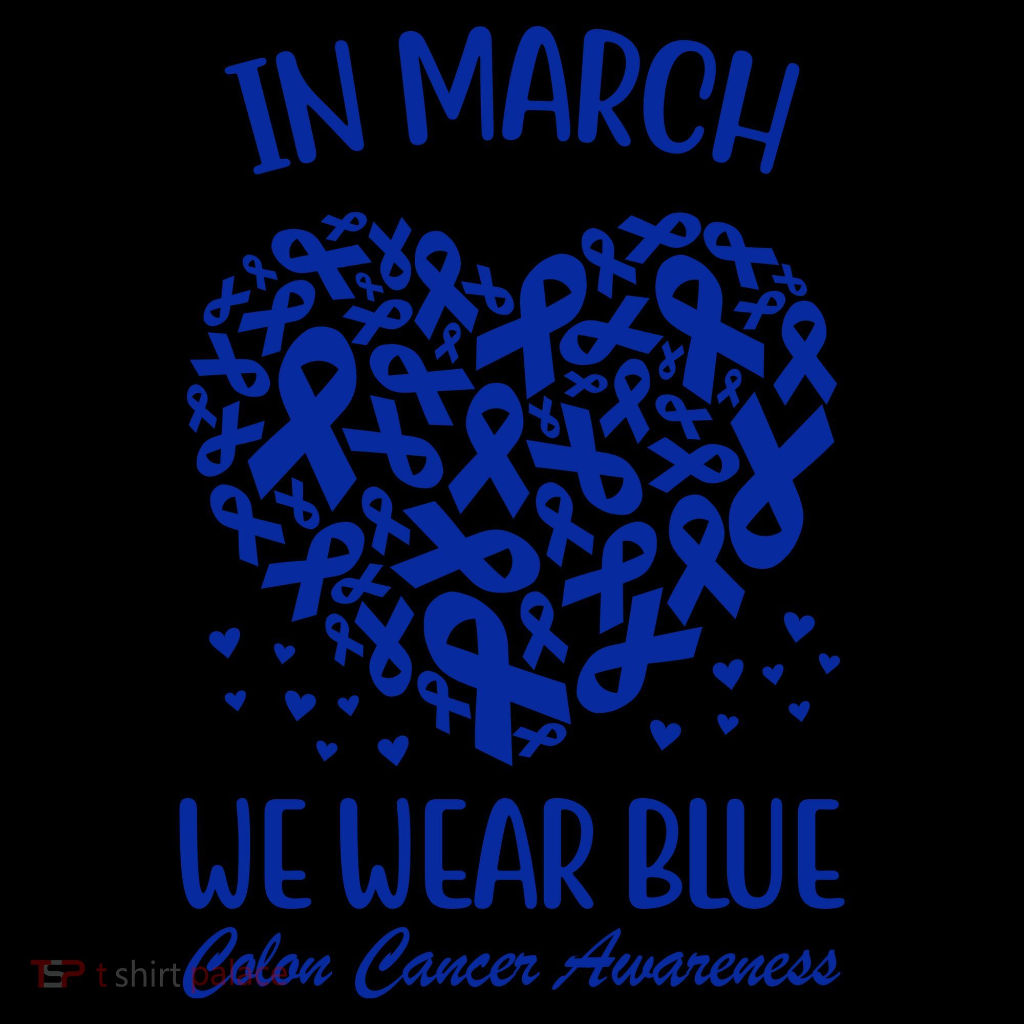 In March We Wear Blue Colon Cancer Awareness Coffee Mug
