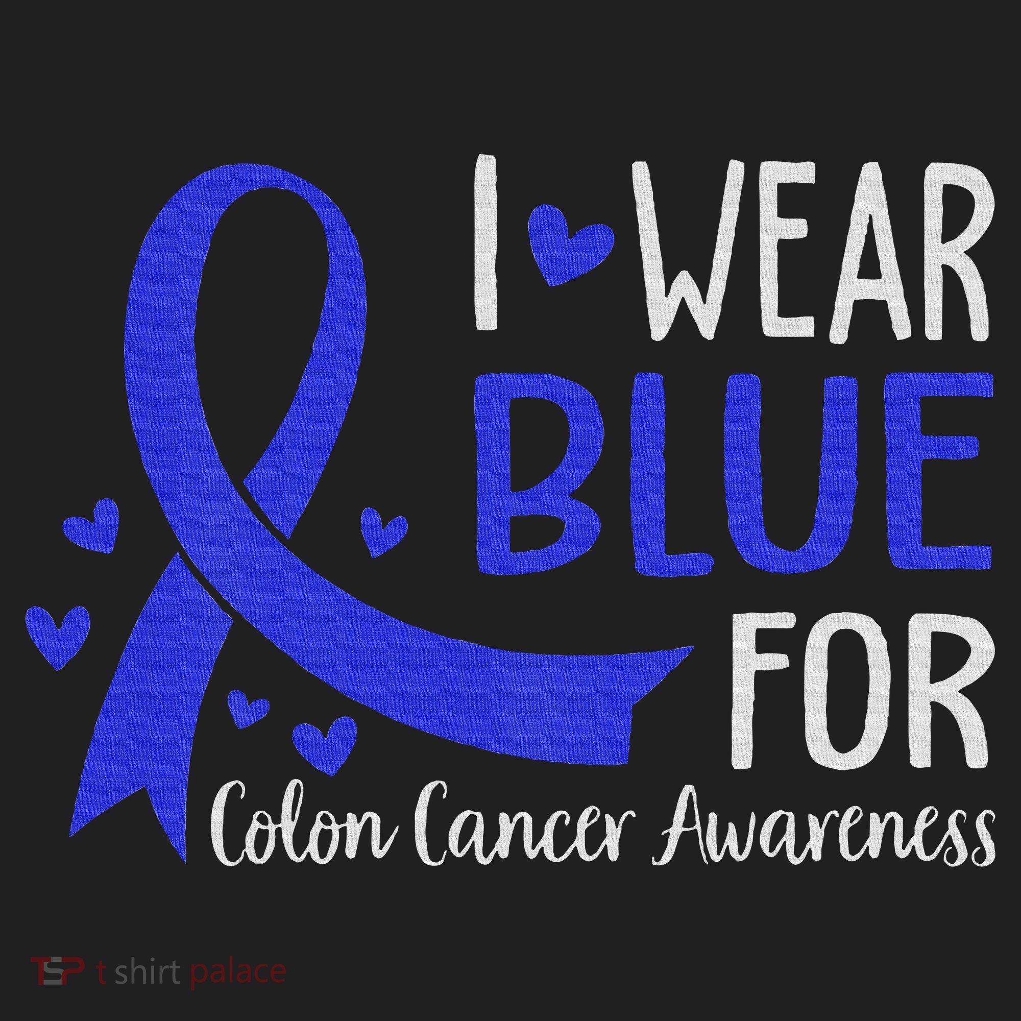 In March We Wear Blue For Colon Cancer Awareness Beanie