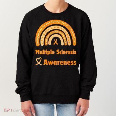 In March We Wear Orange Multiple Sclerosis Awarenes Women's Sweatshirt