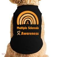 In March We Wear Orange Multiple Sclerosis Awarenes Doggie Tank thumb 0