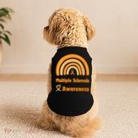 In March We Wear Orange Multiple Sclerosis Awarenes Doggie Tank thumb 2