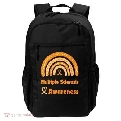 In March We Wear Orange Multiple Sclerosis Awarenes Backpack